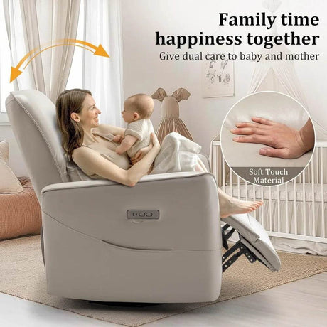 Power Rocker Swivel Electric Recliner Chair - Omega Lifestyles