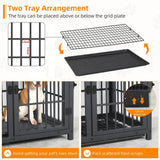 Multifunctional Wooden Dog Crate With Removable Tray - Omega Lifestyles