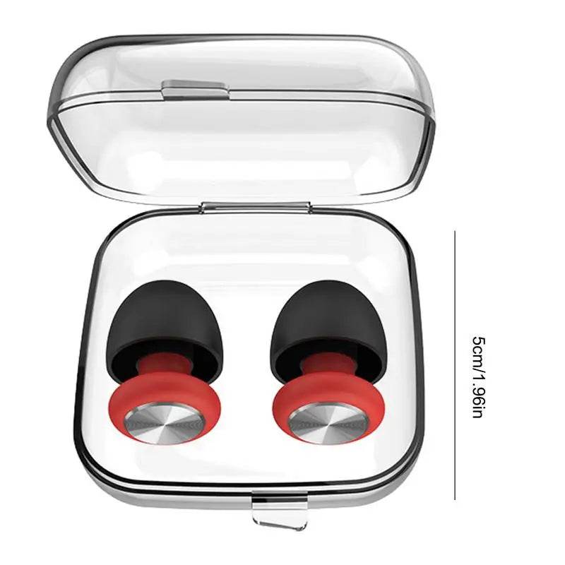 Noise Canceling Earplugs Reusable Noise-Reducing Earplugs Reusable Hearing Protection Comfortable Quiet Ear Plugs Protective - Omega Lifestyles
