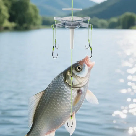 High Carbon Steel Explosion Fishing Hook With 6 Hooks - Omega Lifestyles