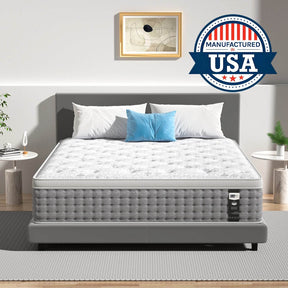 Medium Gel Memory Foam Pocket Spring Mattress - Omega Lifestyles