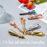 Wedding Heart Pattern Removable Brass Wax Seal Stamp - Omega Lifestyles