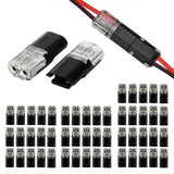 Waterproof ABS 2-Pin Wire Connector 50-Piece Set - Omega Lifestyles