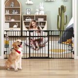 Metal Safety Playpen Baby Gate Pet Fence 3-Panel 30-Inch Height