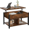 Rustic Brown Lift Top Coffee Table - Omega Lifestyles