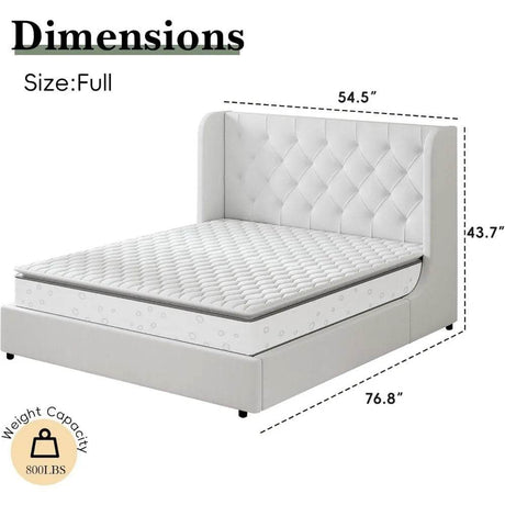 Upholstered Velvet Tufted Bed Frame - Omega Lifestyles