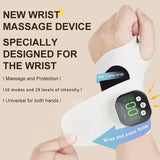 Electric Wrist Massager With Compression And Vibration - Omega Lifestyles