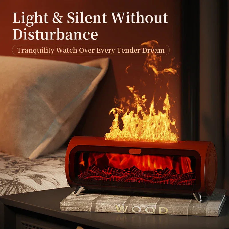 Fireplace Ultrasonic Essential Oil Aroma Diffuser Humidifier - Omega Lifestyles