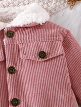 Unisex Baby Winter Cotton Corduroy Jacket - Omega Lifestyles