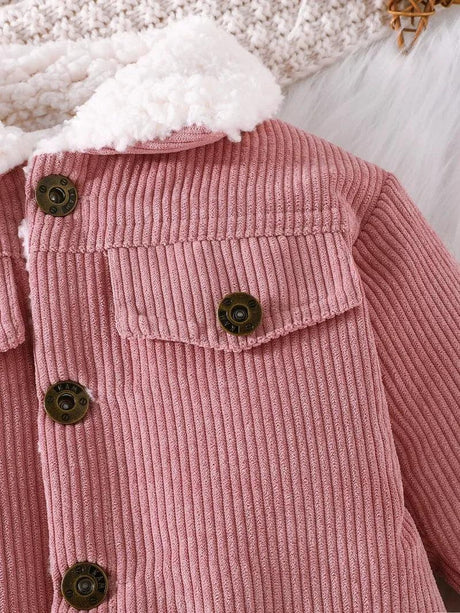 Unisex Baby Winter Cotton Corduroy Jacket - Omega Lifestyles