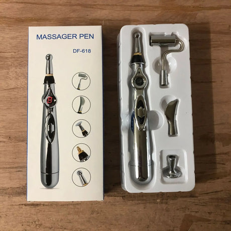 5-Head Electric Acupuncture Point Massage Pen Pain Relief - Omega Lifestyles