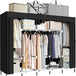 82-Inch Portable Wardrobe Closet With Shelves - Omega Lifestyles