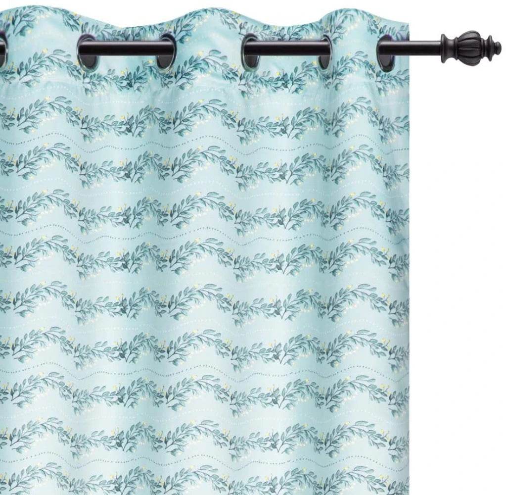 Printed Thermal Blackout Curtain With High Shading