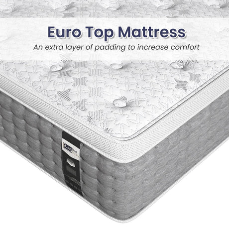 Medium Gel Memory Foam Pocket Spring Mattress - Sleep Galleria