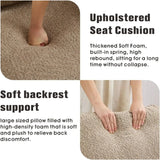 Boucle Upholstered Swivel Accent Chair With Pillow - Omega Lifestyles