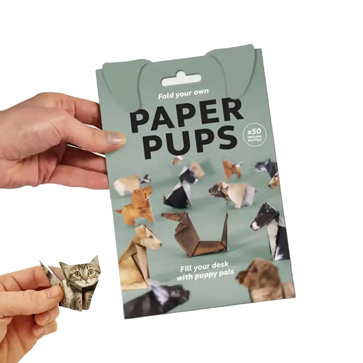 50-Piece DIY Origami Paper Cat Dog Dinosaur Set - Omega Lifestyles