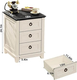 Farmhouse 3-Piece Dresser And Nightstand Set - Omega Lifestyles