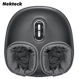 Electric Foot Massager Heating Air Compression Shiatsu Therapy - Sleep Galleria