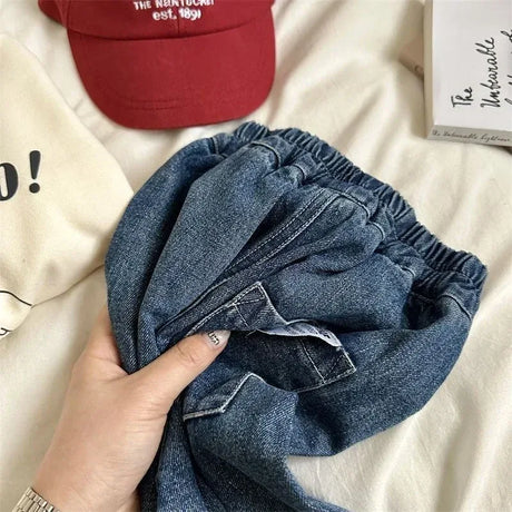 Children's Casual Loose Fit Cotton Denim Jeans - Omega Lifestyles