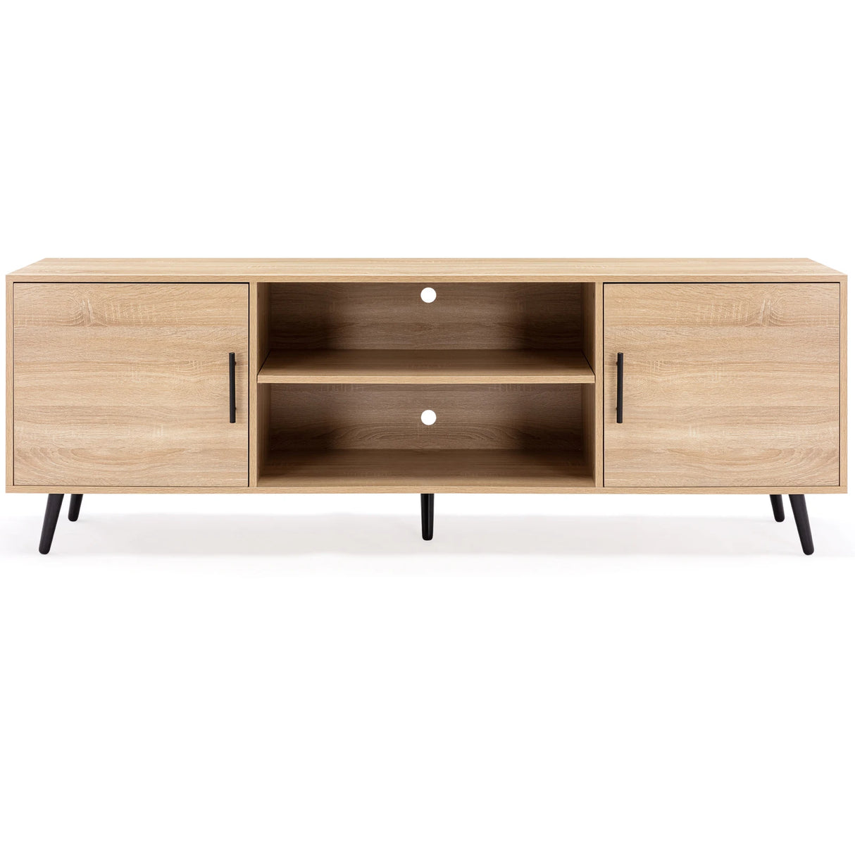 Modern Mid Century MDF Wood TV Stand Console