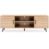 Modern Mid Century MDF Wood TV Stand Console