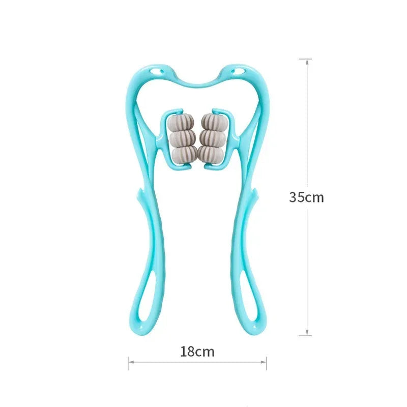 Manual 6-Ball Neck Massage Roller Relaxation Device - Omega Lifestyles