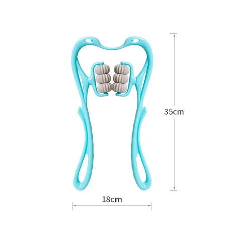 Manual 6-Ball Neck Massage Roller Relaxation Device - Omega Lifestyles