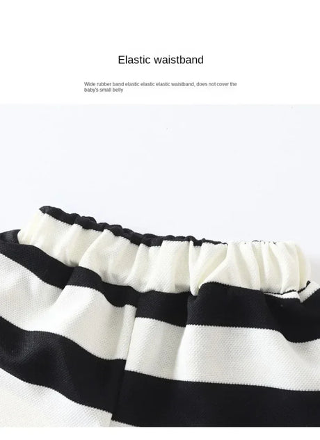 2-Piece Striped Short-Sleeve T-Shirt and Shorts Set - Omega Lifestyles