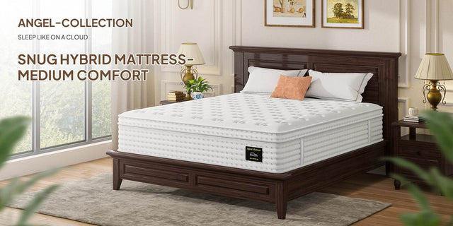 Medium 14-Inch Hybrid Gel Memory Foam Mattress - Omega Lifestyles