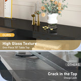 Modern High Gloss 72-Inch LED TV Stand With Storage