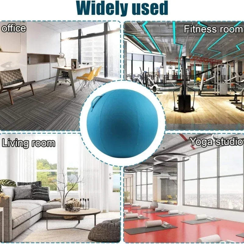 65cm Breathable Yoga Ball Protective Cover With Handle - Omega Lifestyles