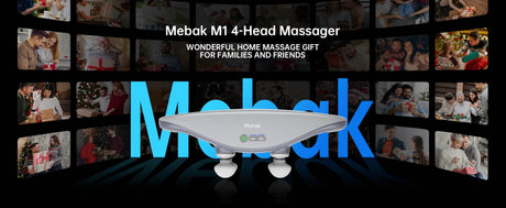 4-Head Deep Tissue Massage Gun with 3 Speed Levels - Omega Lifestyles