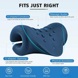Ergonomic Cervical Spine Neck Traction Stretching Pillow - Omega Lifestyles