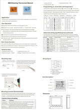 Programmable Smart Thermostat With Child Lock Backlit Display - Omega Lifestyles