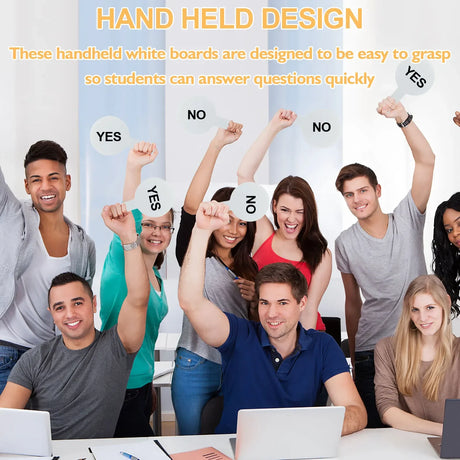 Set Of 20 Mini Double-Sided Dry Erase Whiteboards - Omega Lifestyles