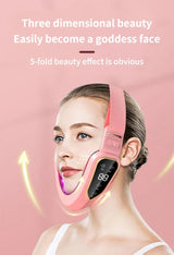 LED Photon Therapy Facial Slimming Vibration Massager - Omega Lifestyles