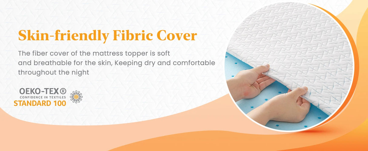 Extra Firm 3-Inch Cool Gel Memory Foam Twin Mattress Topper