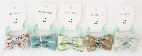 Set Of 10 Cute Elastic Hair Bands For Baby Girls - Omega Lifestyles