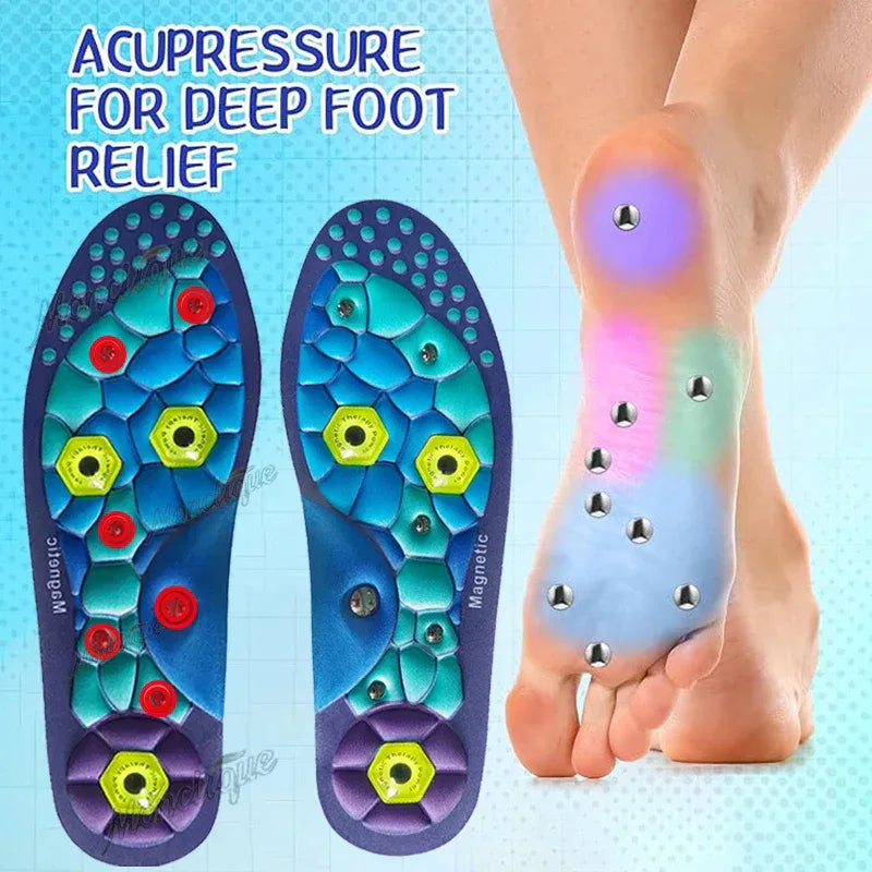 Magnetic Massage Anti-Fatigue Arch Support Sneaker Insoles - Omega Lifestyles