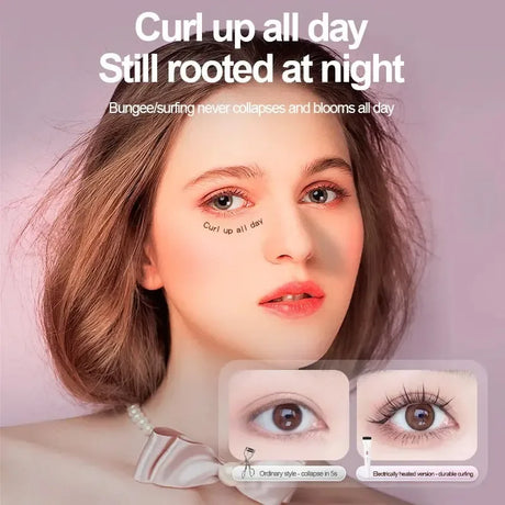 Electric Heated Eyelash Curler 3-Speed Temperature Control - Omega Lifestyles