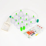 12-Piece Vacuum Cupping Therapy Set With Pump - Omega Lifestyles