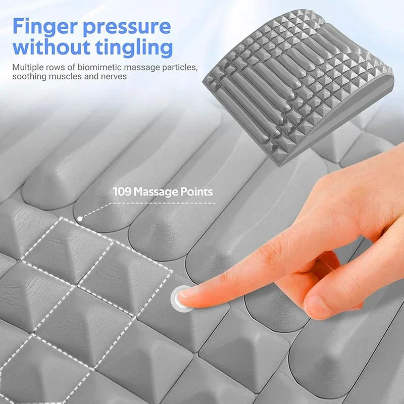 Ergonomic Back Stretcher Lumbar Neck Pain Relief Massager - Omega Lifestyles