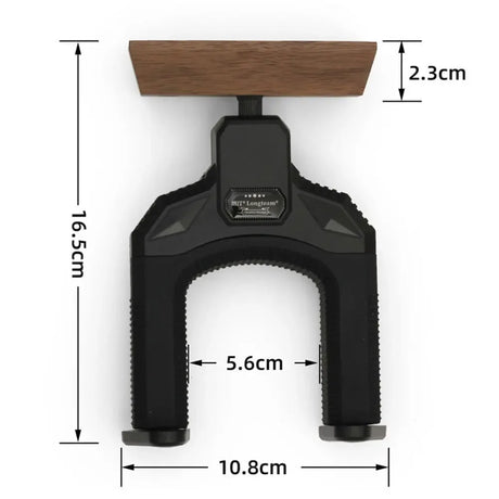 Walnut Wood Automatic Lock Guitar Hanger Stand - Omega Lifestyles