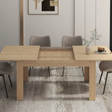 Modern Extendable Wooden Dining Table For 6 To 10 Persons
