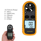 Digital Mini Air Velocity Wind Speed Meter Anemometer - Omega Lifestyles