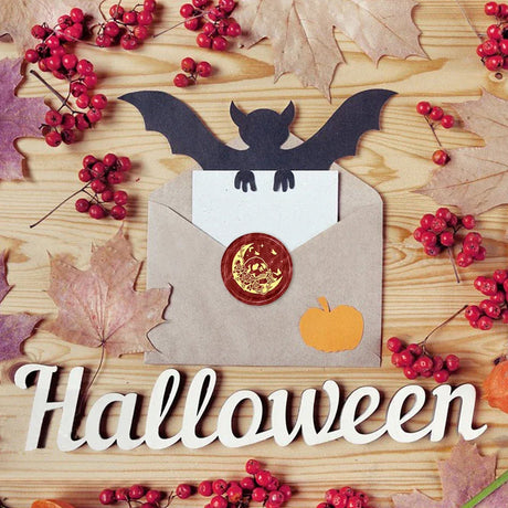 Brass Wax Seal Stamp With Removable Wooden Handle - Omega Lifestyles