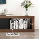 Extendable Engineered Wood TV Stand With Storage Drawers