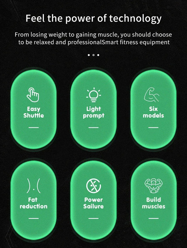 EMS Battery-Powered Muscle Stimulator For Body Toning - Omega Lifestyles