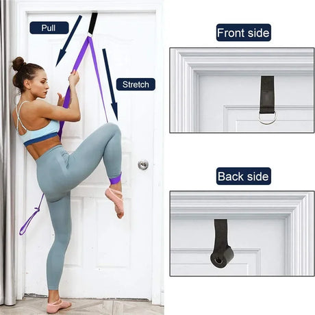 Yoga Stretch Strap Door Anchor Flexibility Trainer - Omega Lifestyles