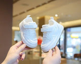 Breathable PU Leather Children's Casual Hook & Loop Sneakers - Omega Lifestyles